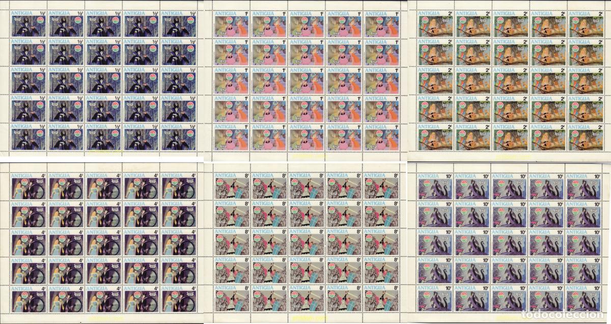 Sellos: 598646 MNH ANTIGUA 1980 NAVIDAD. LA BELLA DURMIENTE DEL BOSQUE
