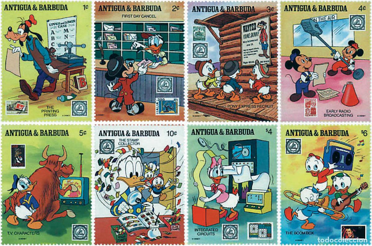 Sellos: 46913 MNH ANTIGUA Y BARBUDA 1989 PROMOCION DE LA FILATELIA