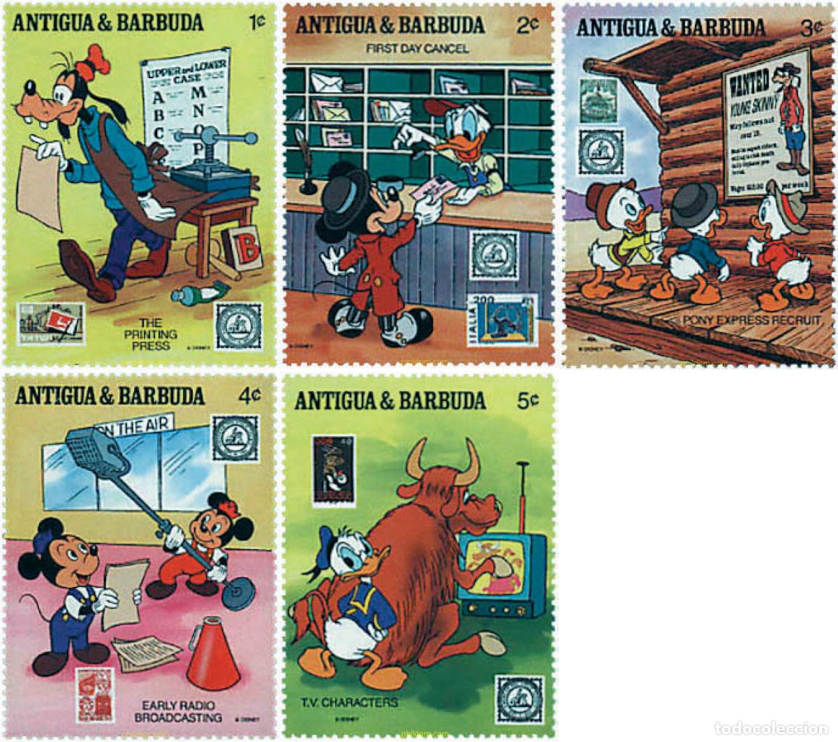 Timbres: 622876 MNH ANTIGUA Y BARBUDA 1989 PROMOCION DE LA FILATELIA