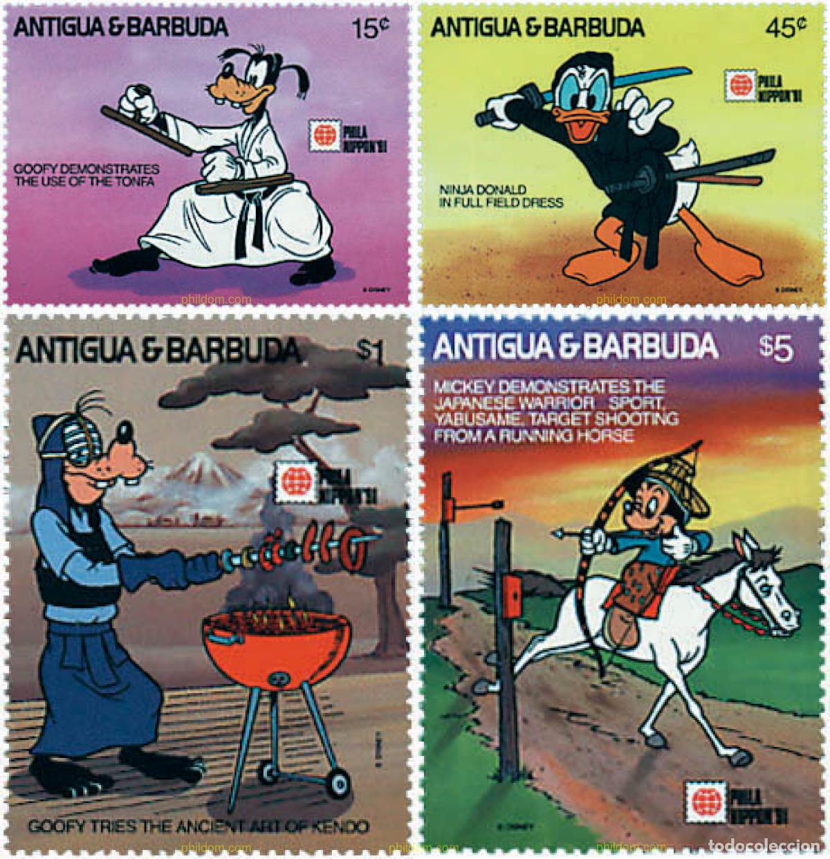 Timbres: 286543 MNH ANTIGUA Y BARBUDA 1991 PHILANIPPON 91. EXPOSICION FILATELICA INTERNACIONAL