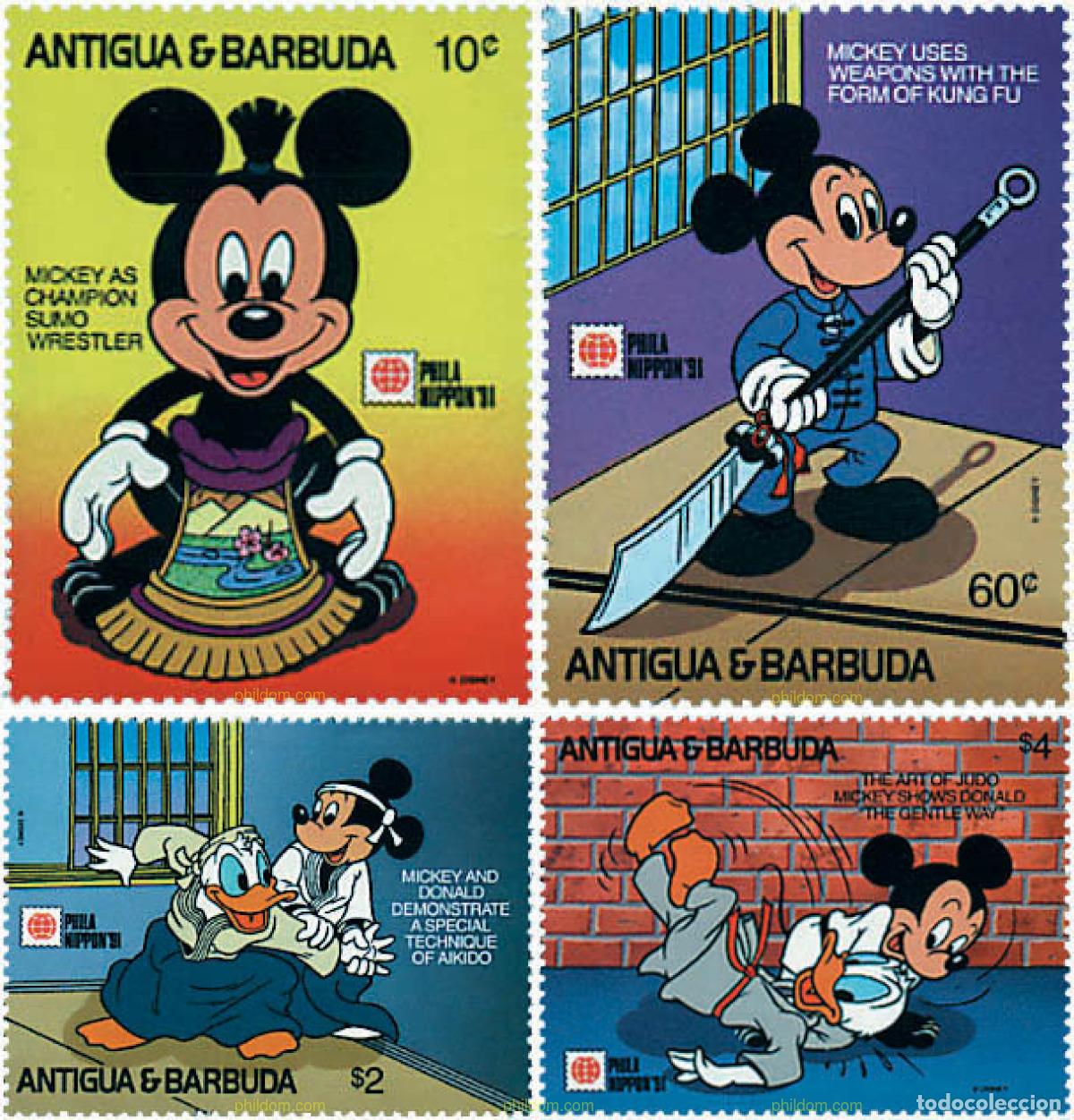 Timbres: 286549 MNH ANTIGUA Y BARBUDA 1991 PHILANIPPON 91. EXPOSICION FILATELICA INTERNACIONAL