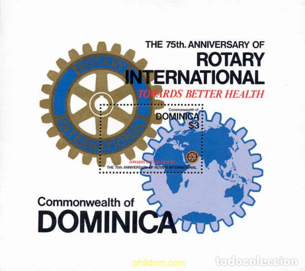 Timbres: 47555 MNH DOMINICA 1980 25 ANIVERSARIO DEL ROTARY INTERNACIONAL