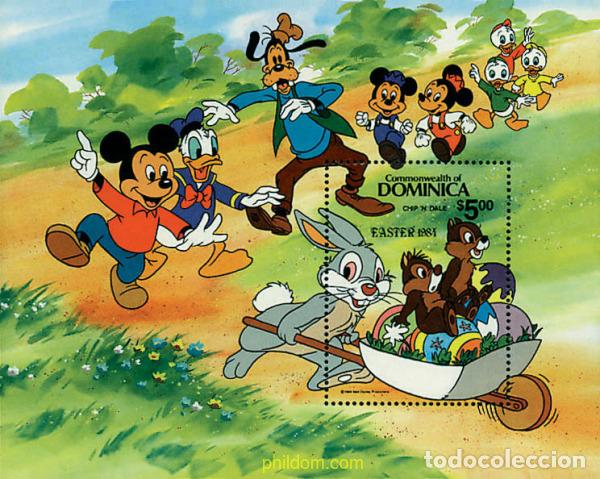 Timbres: 47561 MNH DOMINICA 1984 PASCUA. WALT DISNEY