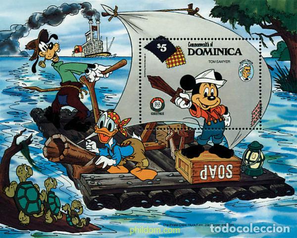 Timbres: 47566 MNH DOMINICA 1985 NAVIDAD. 50 ANIVERSARIO DEL PATO DONALD