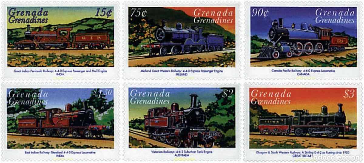 Briefmarken: 59899 MNH GRANADA GRANADINAS 1999 TRENES DEL MUNDO