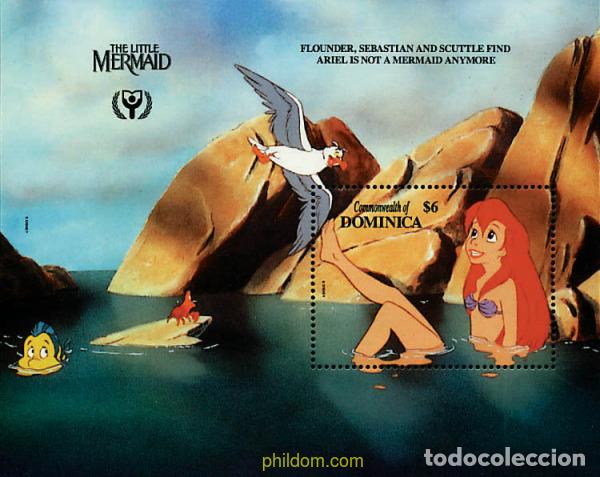 Francobolli: 306791 MNH DOMINICA 1991 A&Ntilde;O INTERNACIONAL DE LA ALFABETIZACION. LA SIRENITA