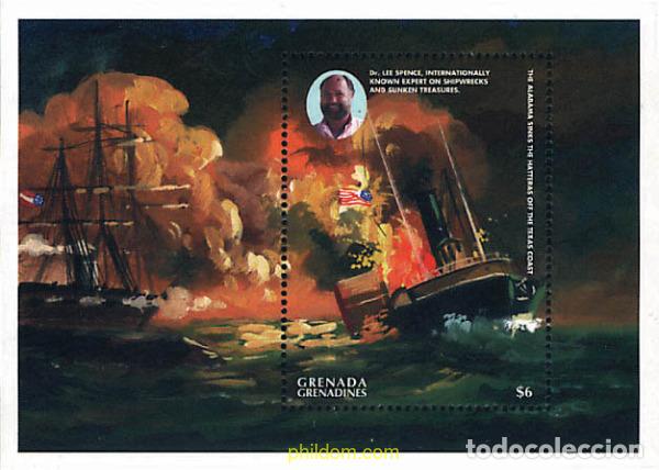 Francobolli: 605726 MNH GRANADA GRANADINAS 1998 GRANDES NAVES DE LA GUERRA DE SUCESION