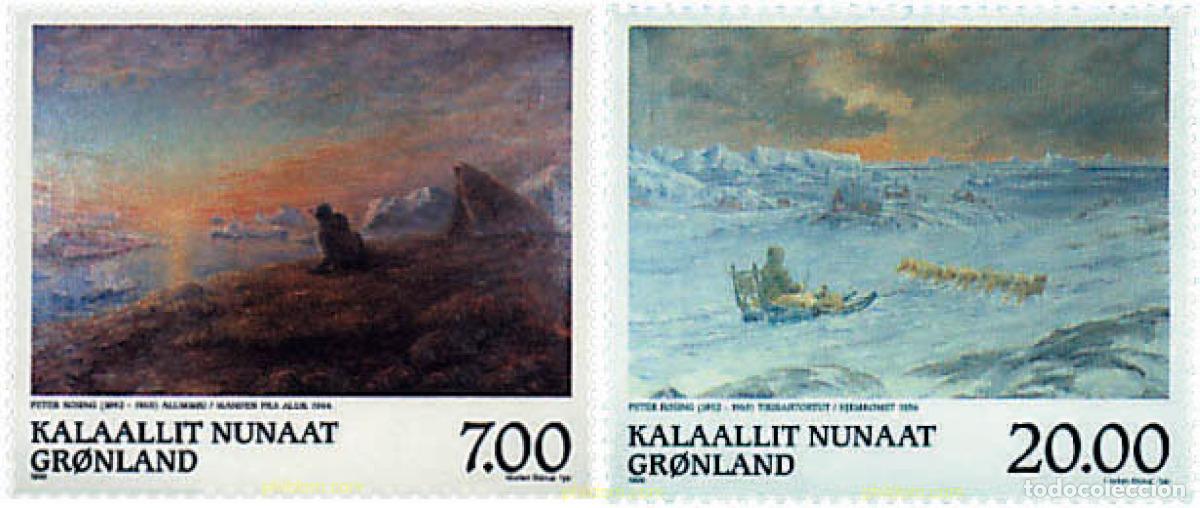 Francobolli: 50926 MNH GROENLANDIA 1999 HOMENAJE AL PINTOR PETER ROSING