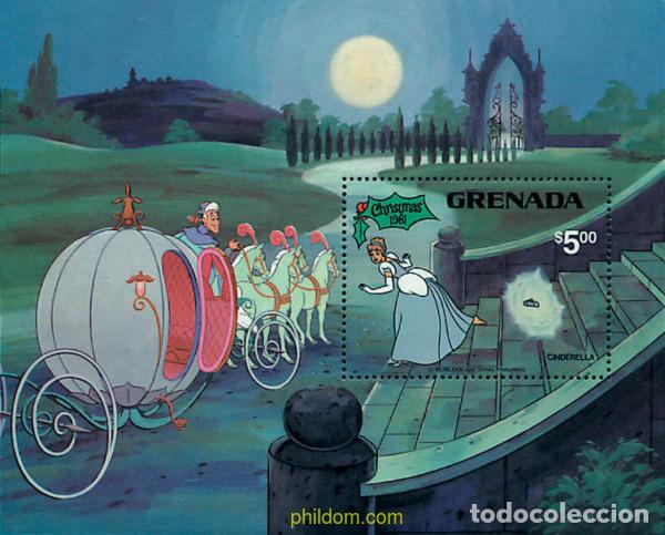 Sellos: 47702 MNH GRANADA 1981 NAVIDAD. LA CENICIENTA