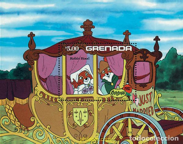 Sellos: 89903 MNH GRANADA 1982 NAVIDAD. ROBIN HOOD