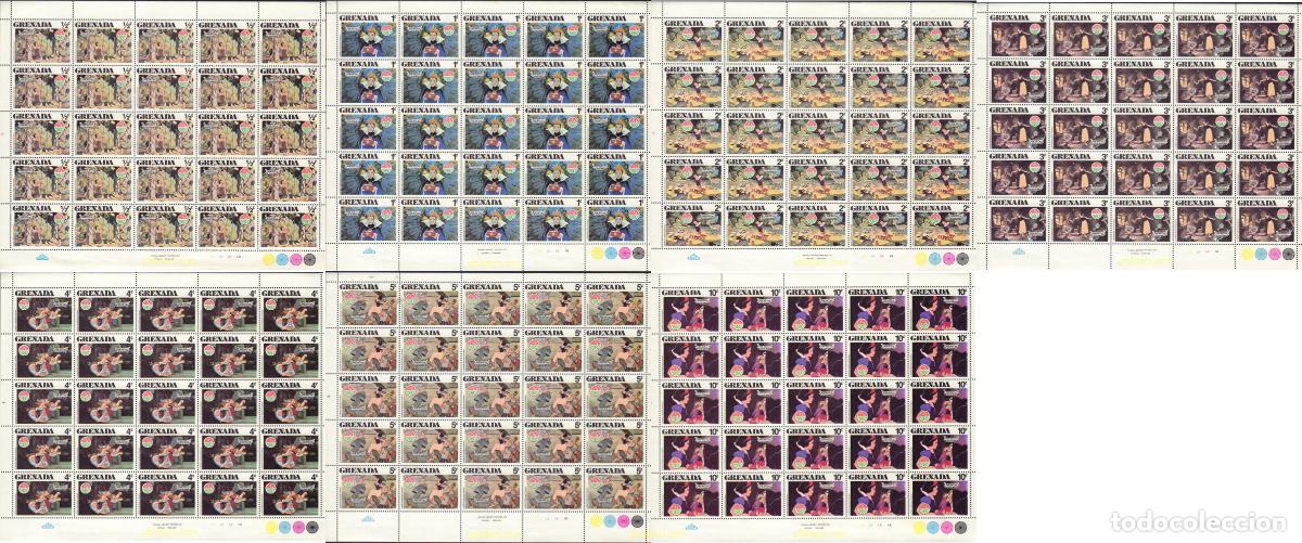 Sellos: 598530 MNH GRANADA 1980 NAVIDAD. BLANCANIEVES Y LOS SIETE ENANITOS