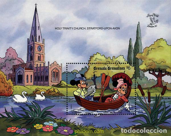 Francobolli: 320154 MNH GRANADA GRANADINAS 1990 LONDON 90. EXPOSICION FILATELICA INTERNACIONAL