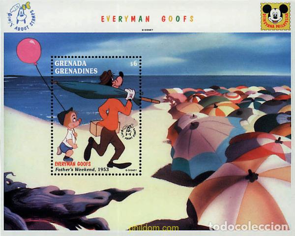 Sellos: 320198 MNH GRANADA GRANADINAS 1992 60 ANIVERSARIO DE GOOFY