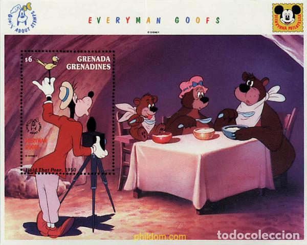 Sellos: 597271 MNH GRANADA GRANADINAS 1992 60 ANIVERSARIO DE GOOFY