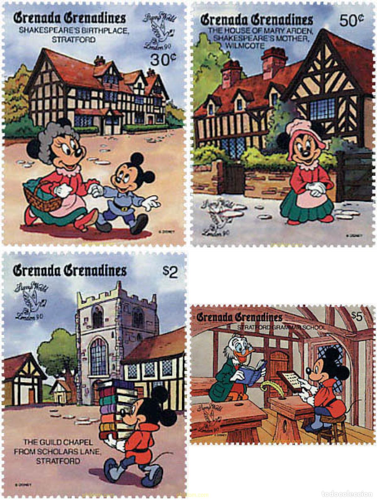 Sellos: 320153 MNH GRANADA GRANADINAS 1990 LONDON 90. EXPOSICION FILATELICA INTERNACIONAL