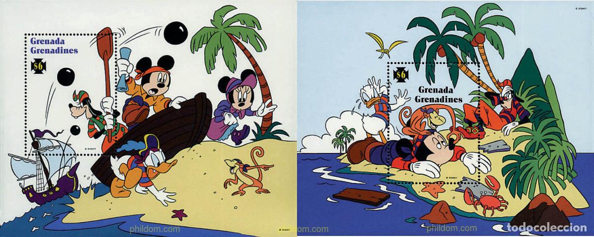 Sellos: 48102 MNH GRANADA GRANADINAS 1995 LAS AVENTURAS DE MICKEY