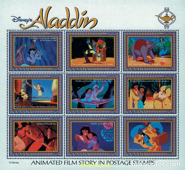 Sellos: 61175 MNH GUYANA 1993 ALADDIN