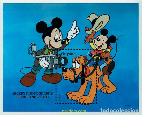 Sellos: 368605 MNH GUYANA 1995 LOS PERSONAJES DE DISNEY EN EL TRABAJO
