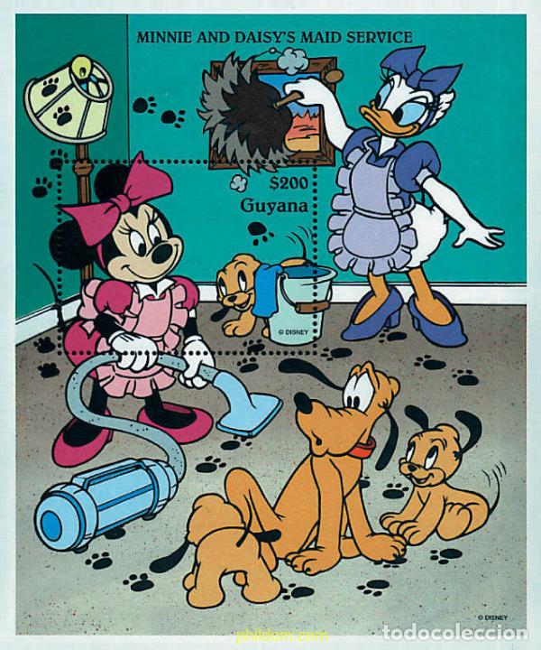 Sellos: 593933 MNH GUYANA 1995 LOS PERSONAJES DE DISNEY EN EL TRABAJO