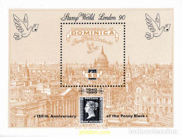Sellos: 46018 MNH DOMINICA 1990 LONDON 90. EXPOSICION FILATELICA INTERNACIONAL