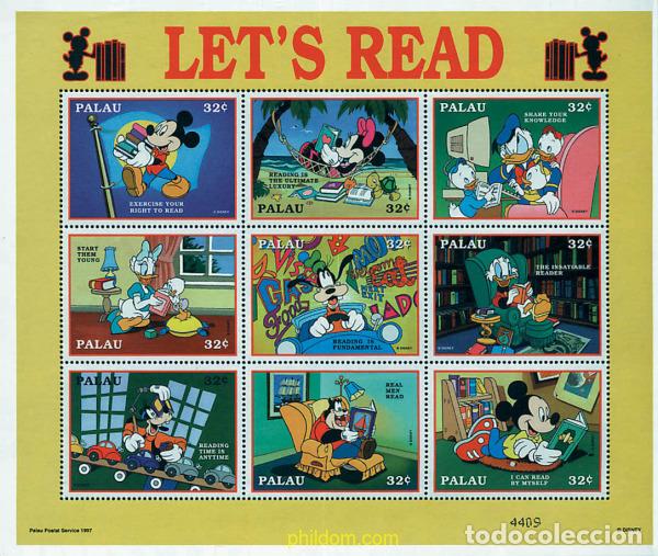 Sellos: 233096 MNH PALAU 1997 PROMOCION DE LA LECTURA