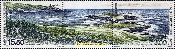 Sellos: 6639 MNH SAN PEDRO Y MIQUELON 1998 PATRIMONIO CULTURAL. CABO AZUL
