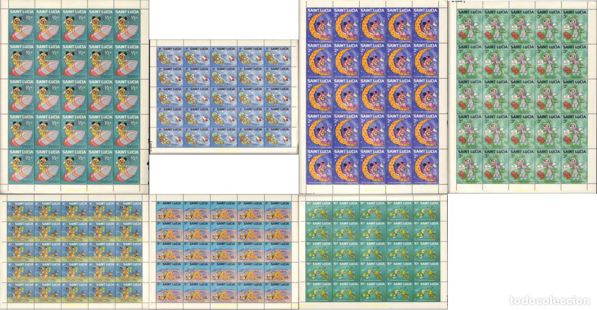 Sellos: 598533 MNH SANTA LUCIA 1980 10 ANIVERSARIO DEL PRIMER HOMBRE EN LA LUNA