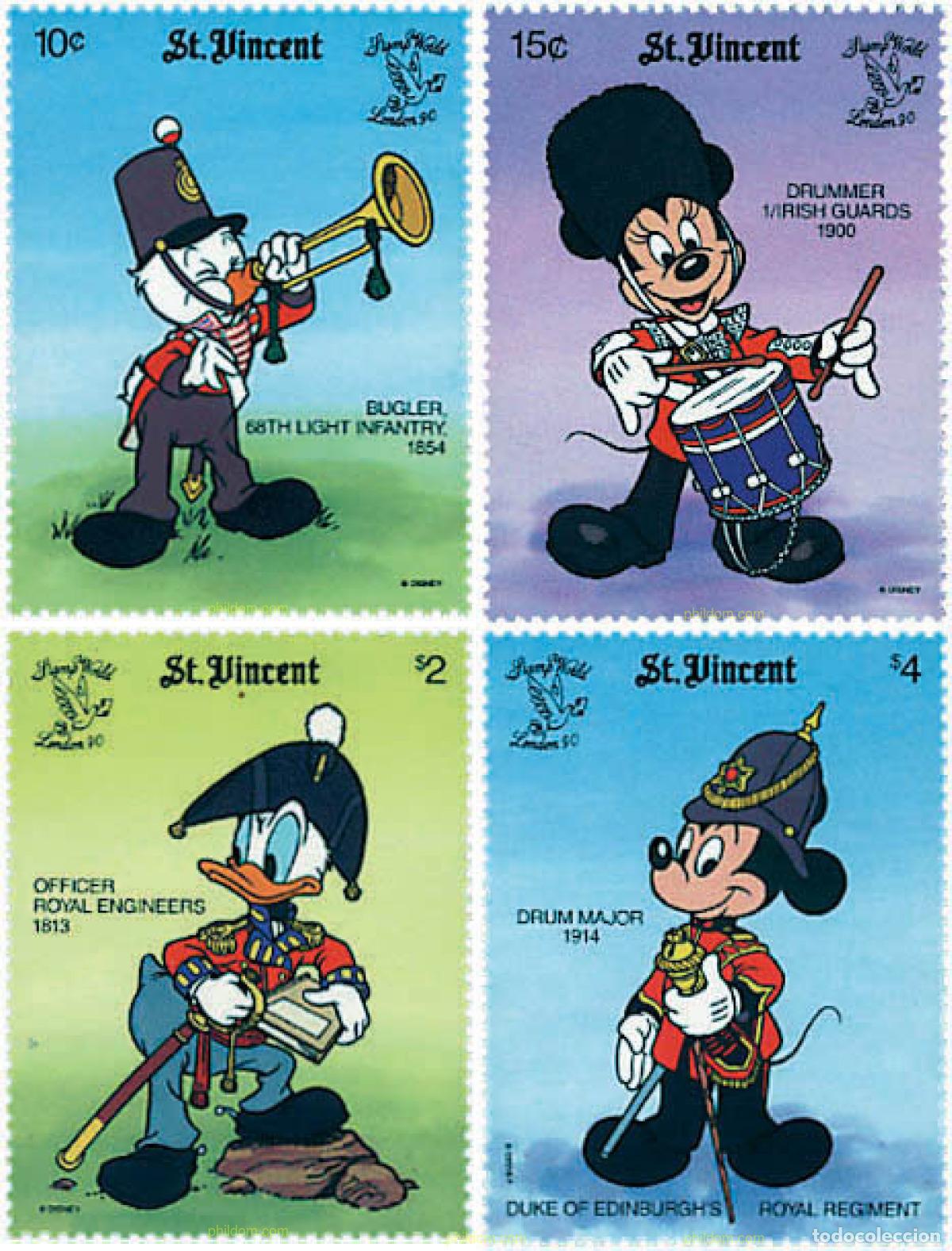 Sellos: 360154 MNH SAN VICENTE 1990 LONDON 90. EXPOSICION FILATELICA INTERNACIONAL