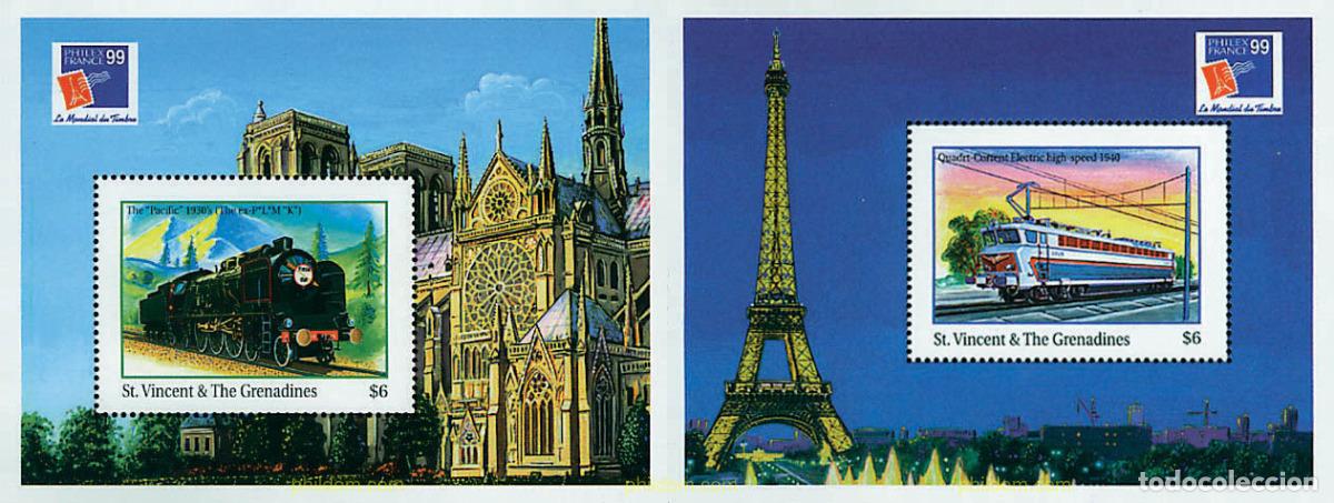 Sellos: 60655 MNH SAN VICENTE 1999 PHILEXFRANCE 99. EXPOSICION FILATELICA INTERNACIONAL