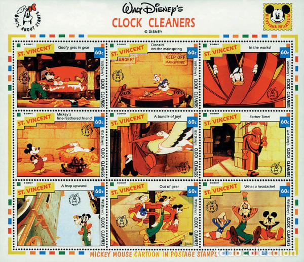 Timbres: 239305 MNH SAN VICENTE 1992 LOS LIMPIARELOJES