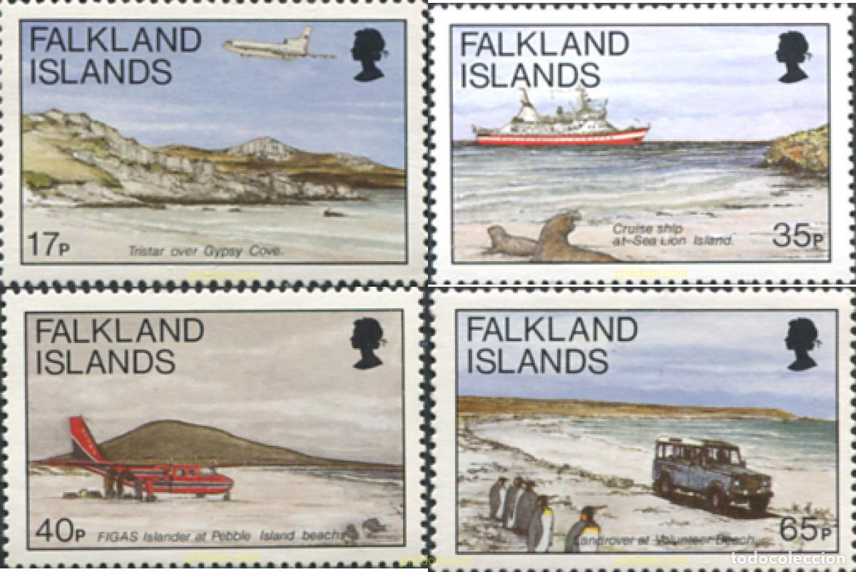 Timbres: 48606 MNH FALKLAND 1994 PLAYAS EN FALKLAND