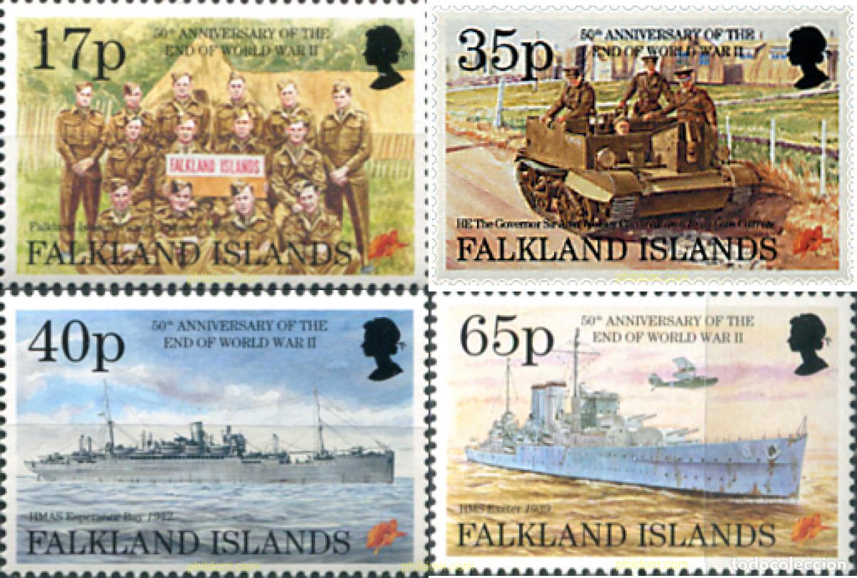 Stamps: 40933 MNH FALKLAND 1995 50 ANIVERSARIO DEL FIN DE LA SEGUNDA GUERRA MUNDIAL