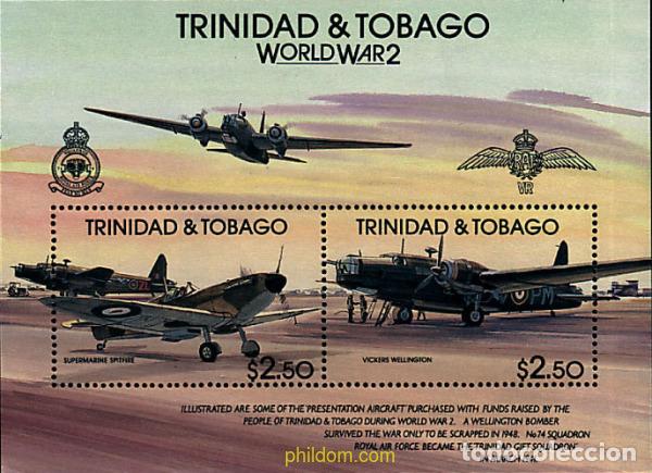 Sellos: 42438 MNH TRINIDAD Y TOBAGO 1991 2 GUERRA MUNDIAL