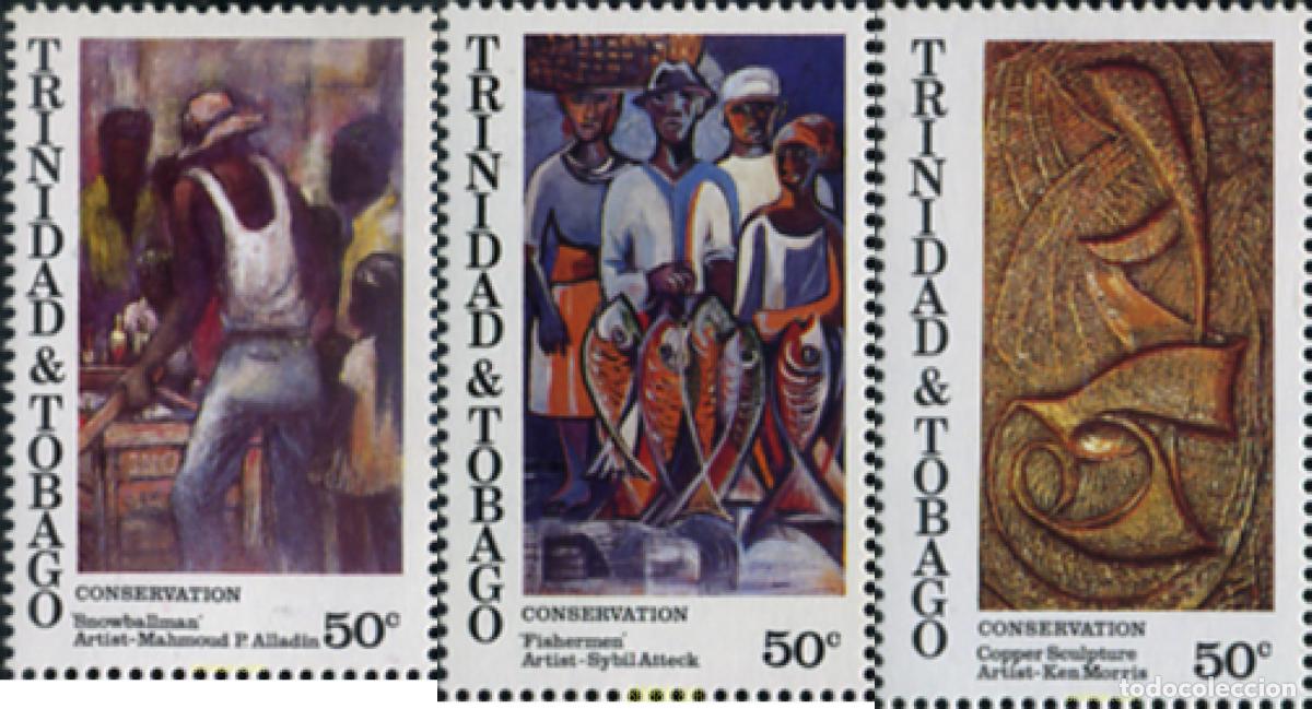 Sellos: 45282 MNH TRINIDAD Y TOBAGO 1995 50 ANIVERSARIO DE LA SOCIEDAD DE ARTE