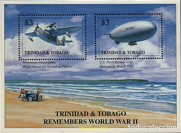 Sellos: 40954 MNH TRINIDAD Y TOBAGO 1996 50 ANIVERSARIO DE LA SEGUNDA GUERRA MUNDIAL