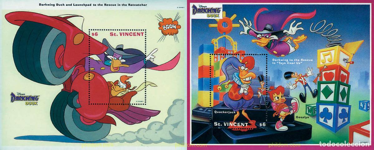 Sellos: 48263 MNH SAN VICENTE 1992 DARKWING DUCK