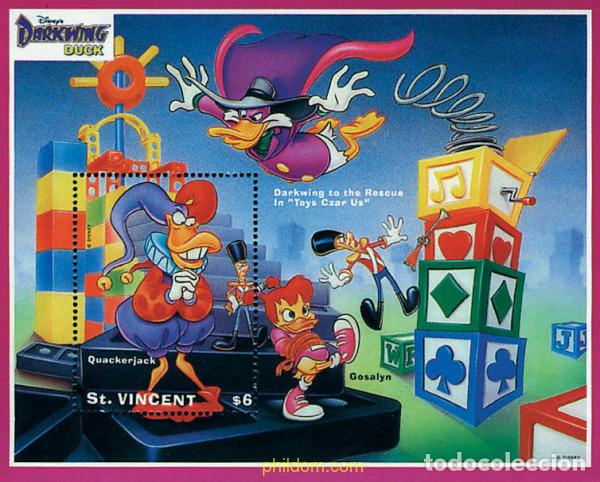 Sellos: 605223 MNH SAN VICENTE 1992 DARKWING DUCK