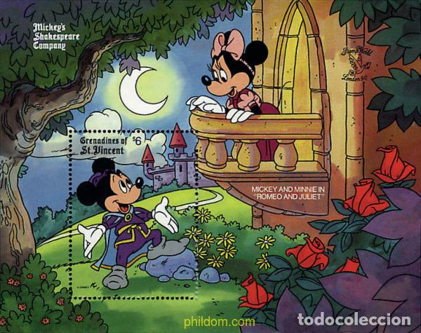 Sellos: 320453 MNH SAN VICENTE GRANADINAS 1990 LONDON 90. EXPOSICION FILATELICA INTERNACIONAL