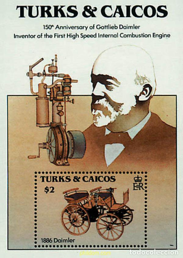 Sellos: 48124 MNH TURKS Y CAICOS 1984 AUTOMOVILES CLASICOS