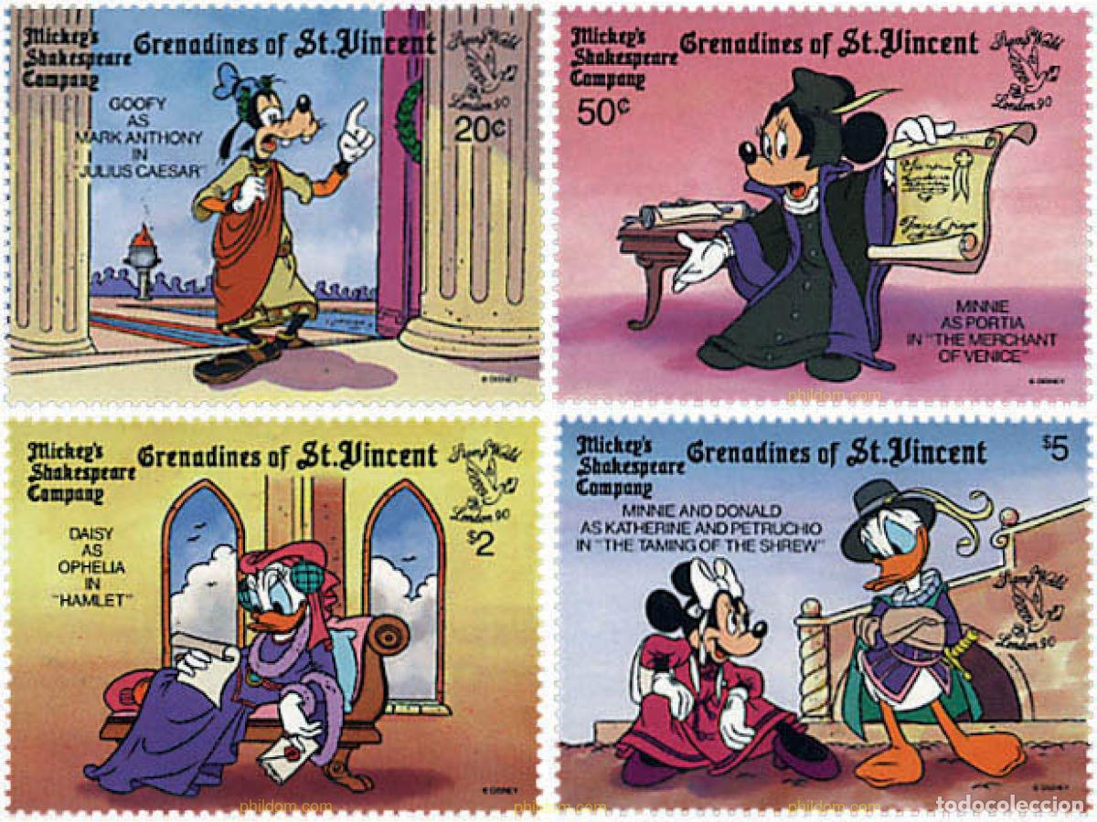 Sellos: 320452 MNH SAN VICENTE GRANADINAS 1990 LONDON 90. EXPOSICION FILATELICA INTERNACIONAL