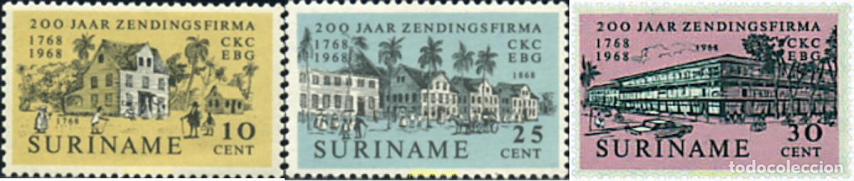 Sellos: 45053 MNH SURINAM 1968 200 ANIVERSARIO DE LA MISION C. KERSTEN & CO