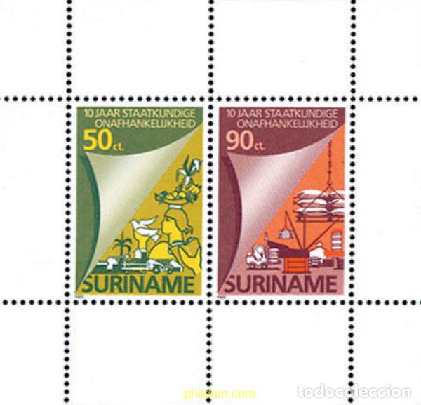 Sellos: 41207 MNH SURINAM 1985 10 ANIVERSARIO DE LA INDEPENDENCIA