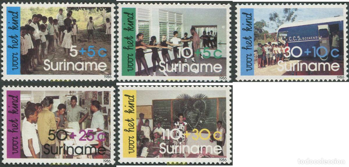 Sellos: 41208 MNH SURINAM 1986 PRO INFANCIA