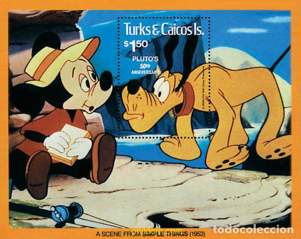Sellos: 48353 MNH TURKS Y CAICOS 1981 50 ANIVERSARIO DE PLUTO