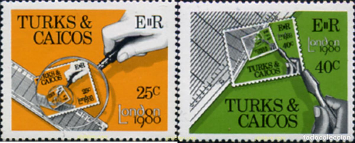 Sellos: 48352 MNH TURKS Y CAICOS 1980 LONDON 80. EXPOSICION FILATELICA INTERNACIONAL