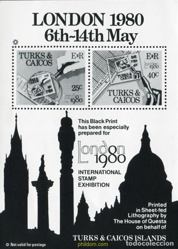 Sellos: 121063 MNH TURKS Y CAICOS 1980 LONDON 80. EXPOSICION FILATELICA INTERNACIONAL