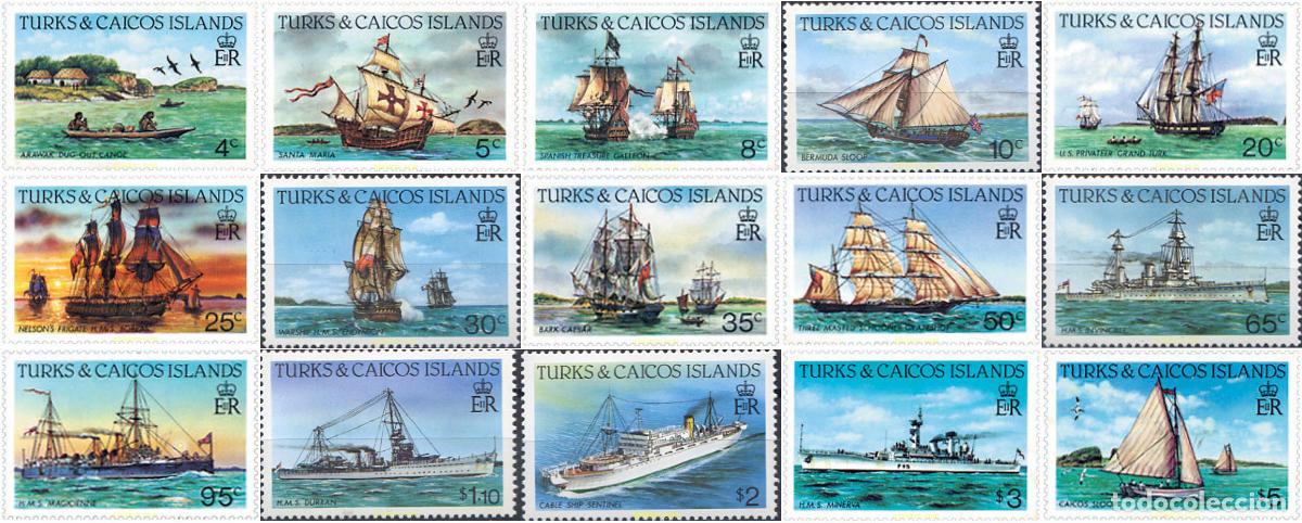 Sellos: 48524 MNH TURKS Y CAICOS 1983 BARCOS