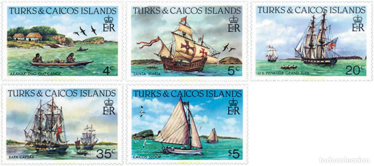 Sellos: 366638 MNH TURKS Y CAICOS 1983 BARCOS