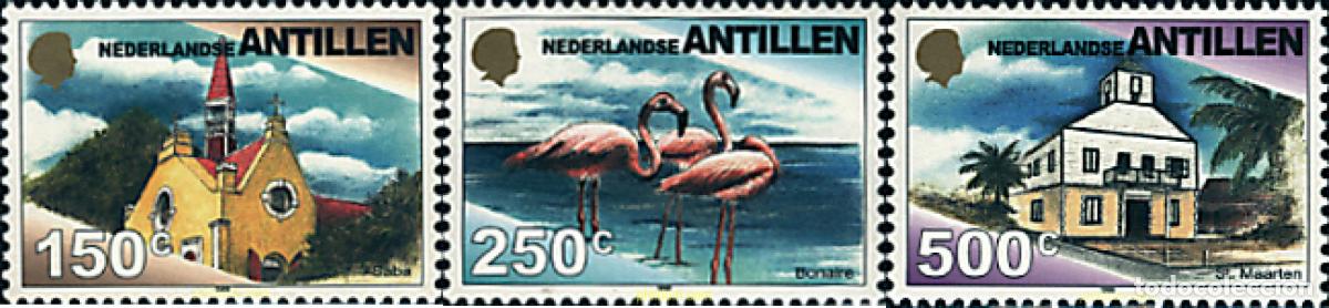 Sellos: 49928 MNH ANTILLAS HOLANDESAS 1999 SERIE BASICA