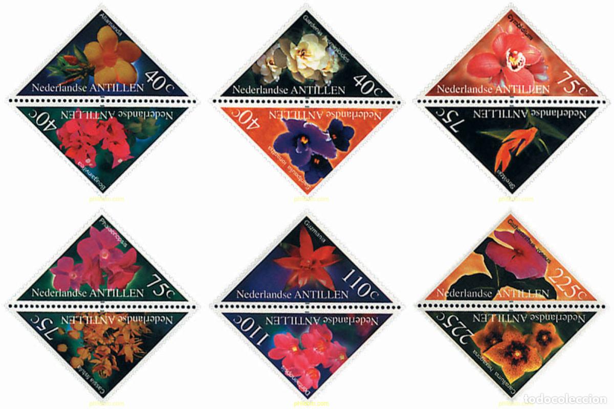 Sellos: 4633 MNH ANTILLAS HOLANDESAS 1999 FLORES